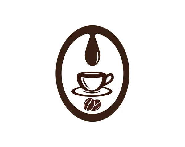 Taza Café Logo Plantilla Vector Icono Diseño — Archivo Imágenes Vectoriales