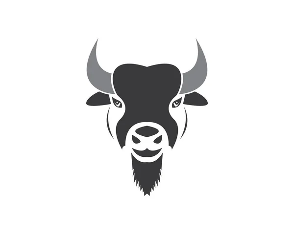 Cow Head Icon Symbol Vector Illustration — Stock Vector