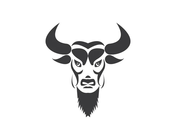 Cow Head Icon Symbol Vector Illustration — Stock Vector