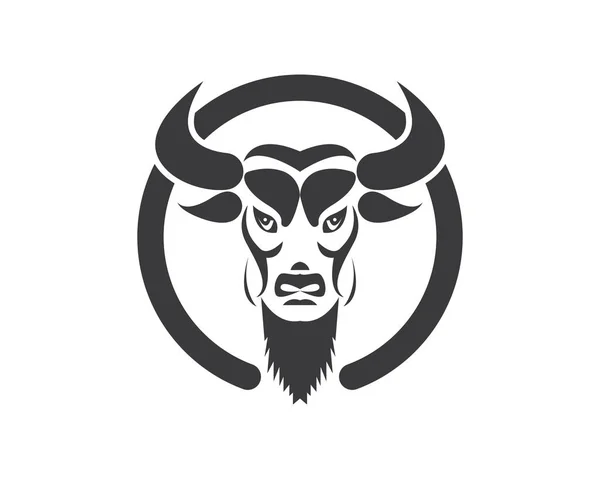 Cow Head Icon Symbol Vector Illustration — Stock Vector