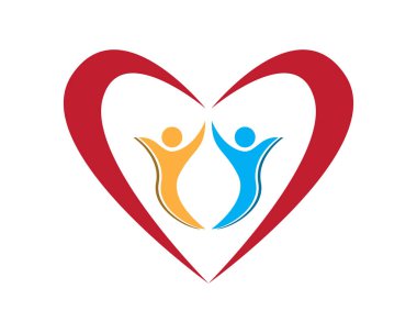 Topluluk, ağ ve sosyal simge tasarım şablonu.