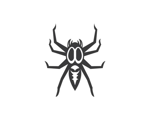 Εικονίδιο Της Αράχνης Και Σύμβολο Διανυσματική Απεικόνιση — Διανυσματικό Αρχείο