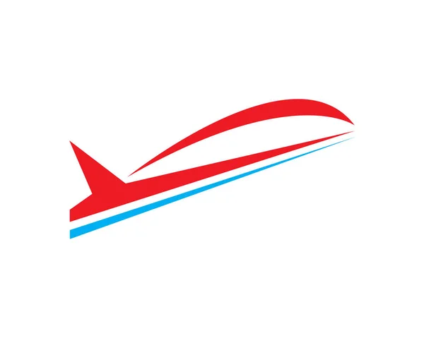Luchtvaart Pictogram Symbool Template Illustratie — Stockvector
