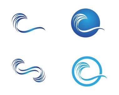 Su dalgası sembolü ve simge logosu