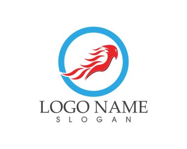 Kuş kanatları logo vektörü