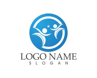 Sağlık görevlileri logo vektörünü önemser