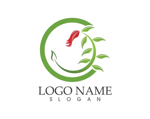 Flower Icon Logo Design Vector Illustration — Stock Vector