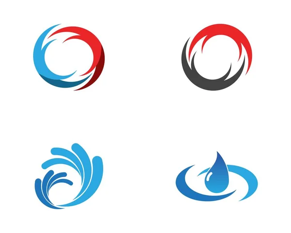 Logo Infinito Modello Simbolo — Vettoriale Stock
