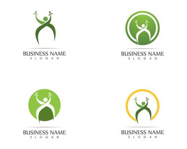 Sağlık görevlileri logo tasarımı çizimleri yapıyor