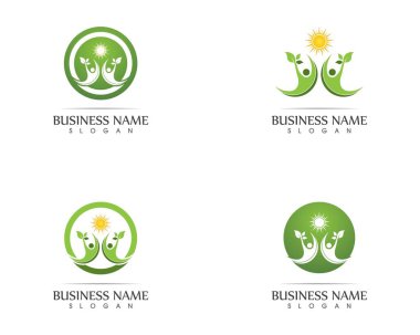 Sağlık görevlileri logo tasarımı illüstrasyonunu önemser