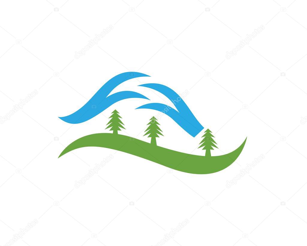 Mountain Logo Business Template Vector