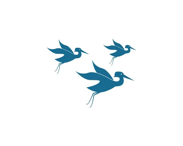 Flamingo Logo Vektorvorlage — Stockvektor