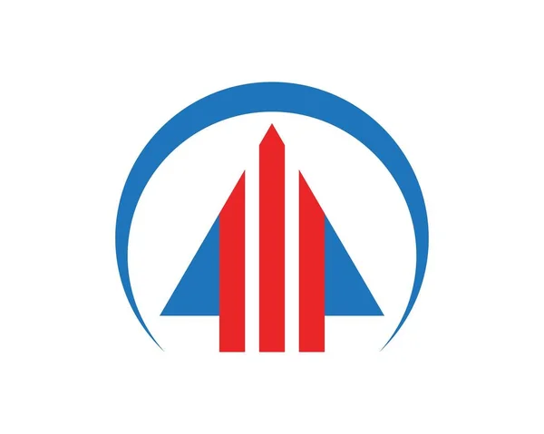 Frecce Vettoriale Illustrazione Icona Logo Template Design — Vettoriale Stock