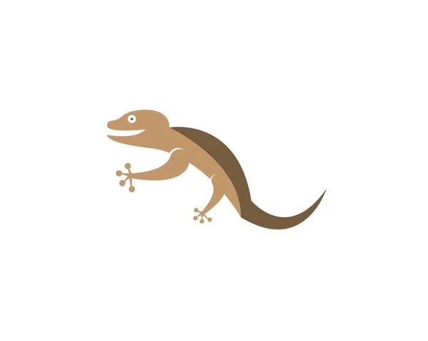 Modelo Logotipo Lagarto Vetorial —  Vetores de Stock