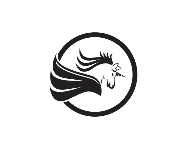 Pegasus Vetor Logotipo Modelo Vetor Ilustração — Vetor de Stock
