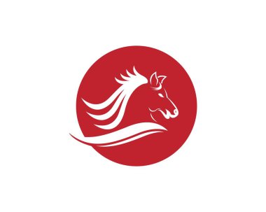 At logosu tasarım vektör şablonu