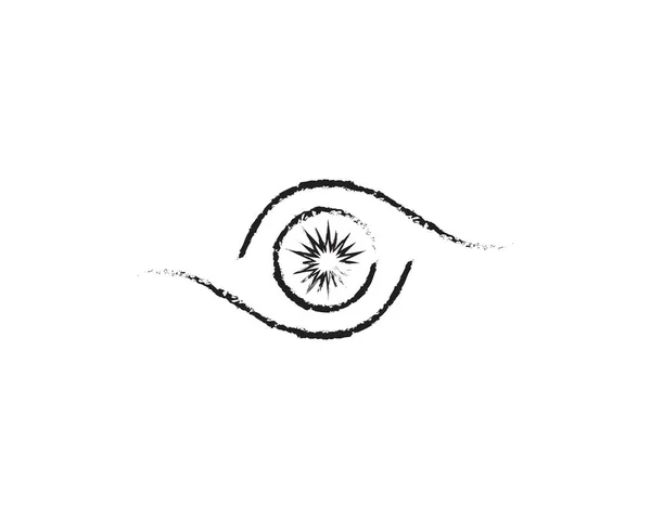 Cuidados Com Olhos Logotipo Vetor — Vetor de Stock
