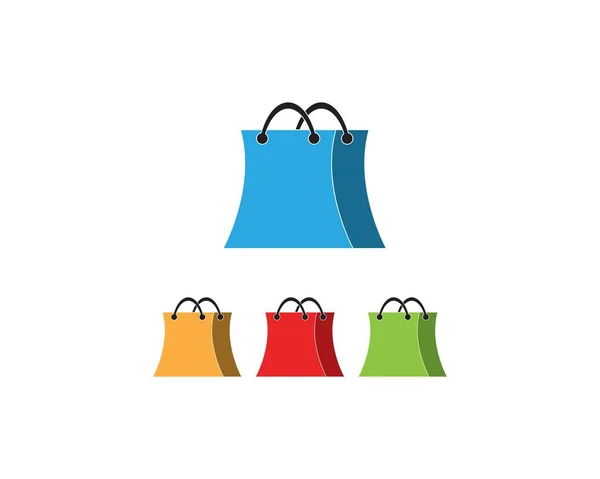 Vorlage Für Das Logo Der Einkaufstasche — Stockvektor