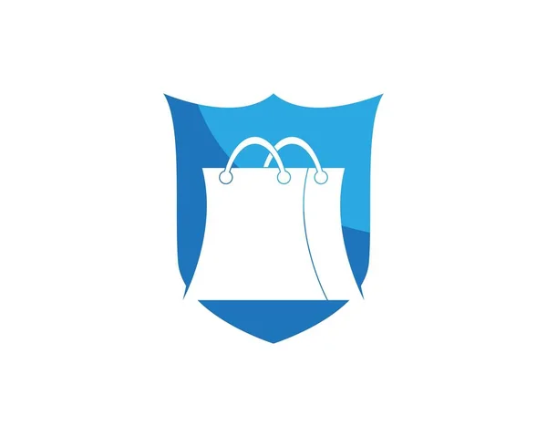 Szablon Logo Zakupów Worków — Wektor stockowy