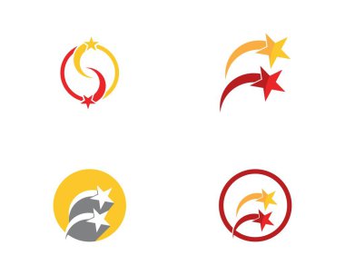 Yıldız daha hızlı logo vektörü