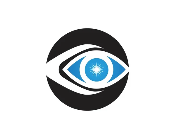 Logo Vettoriale Eye Care — Vettoriale Stock