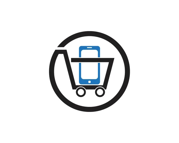Phone Shop Icon Logo Template — Stock Vector