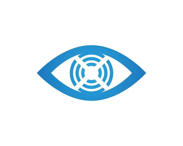 Modello Vettoriale Logo Cura Degli Occhi — Vettoriale Stock