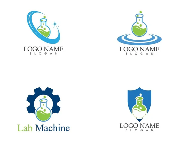 Πρότυπο Διανύσματος Λογότυπου Εικονιδίου Φυτικού Εργαστηρίου — Διανυσματικό Αρχείο
