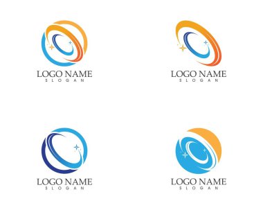 Yıldız dairesi logo vektörü 