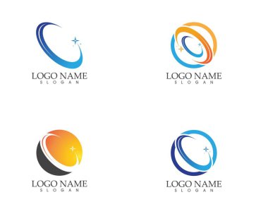 Yıldız dairesi logo vektörü 