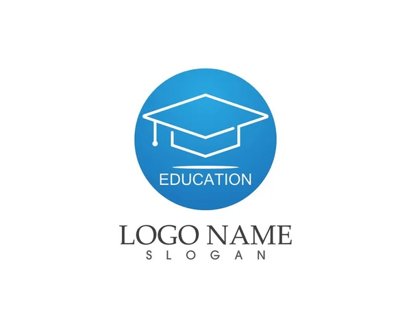 Logo Educación Plantilla Vector Icono — Archivo Imágenes Vectoriales