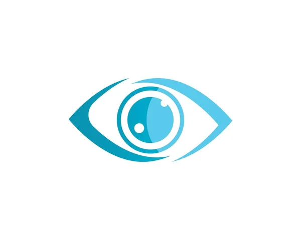 Símbolo Ocular Ilustração Design Vector —  Vetores de Stock