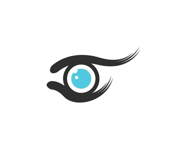 Símbolo Ocular Ilustração Design Vector — Vetor de Stock