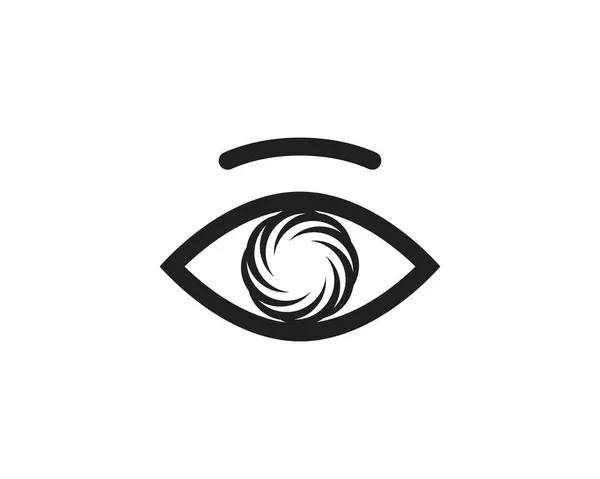 眼睛符号图解设计矢量 — 图库矢量图片