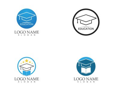 Eğitim Logosu Şablonu vektör çizimi tasarımı