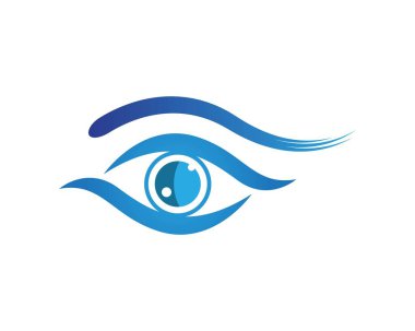 Göz sembolü çizim vektörü