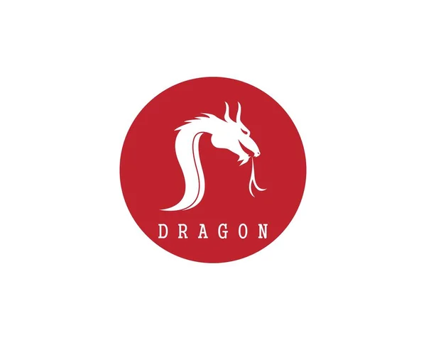 Векторная Иллюстрация Логотипа Dragon Head — стоковый вектор