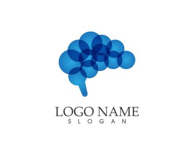 Sağlıklı beyin vektörü çizimi