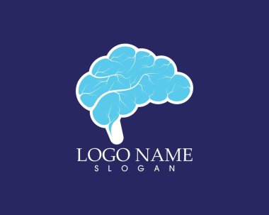 Sağlıklı beyin vektörü çizimi