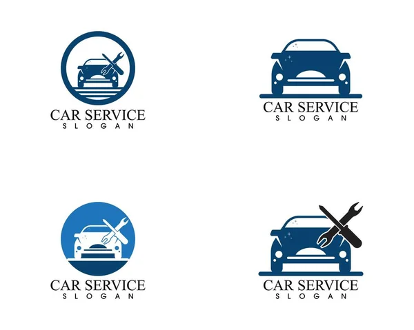 Auto Carro Serviço Logotipo Vetor Design — Vetor de Stock