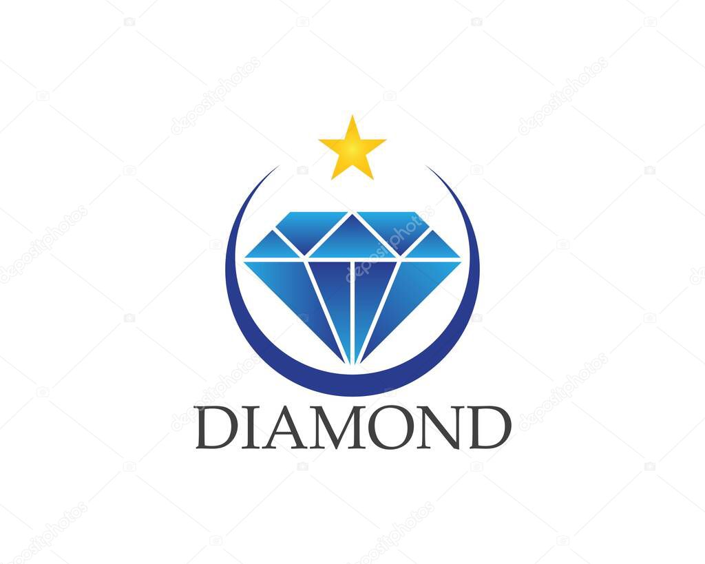Diamond logo vector template