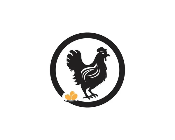 Modelo Vetor Logotipo Frango — Vetor de Stock