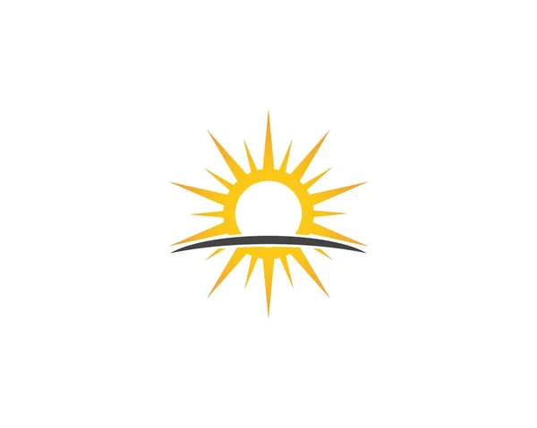 Modèle Vectoriel Logo Sun — Image vectorielle