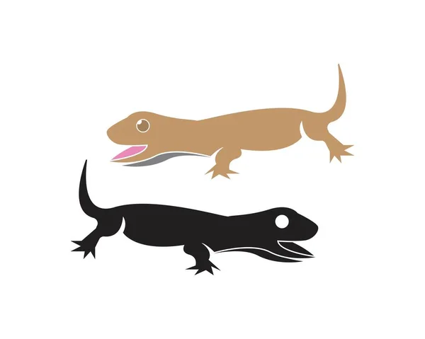 Illustration Vectorielle Logo Lizard — Image vectorielle