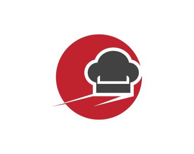 Şapka şefi simgesi logo vektörü