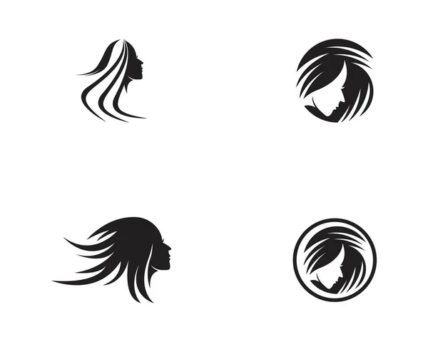 Обличчя Жінка Краса Спа Логотип Вектор — стоковий вектор