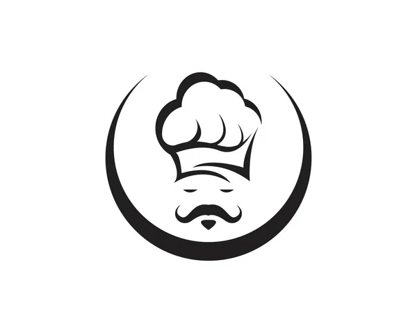 Hat Chef Icon Logo Vector — Stock Vector