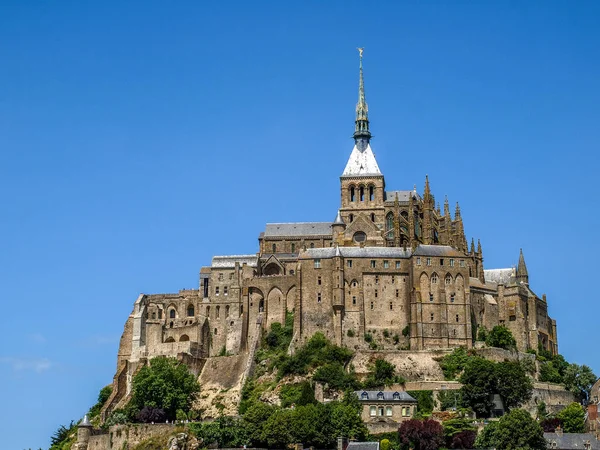 Mont Saint Michel Lente Frankrijk — Stockfoto