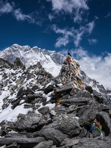 Portrait view of Kongma La pass. — Stock Photo, Image