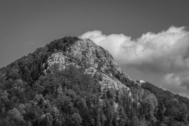 Black Peak 'in manzara manzarası. Gorski Kotar, Hırvatistan.